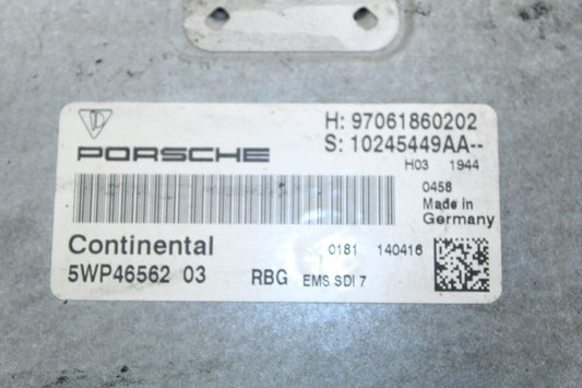 2014-2016 Porsche Panamera 4 3.6L Engine Control Module ECU ECM 97061860202 OEM - Alshned Auto Parts