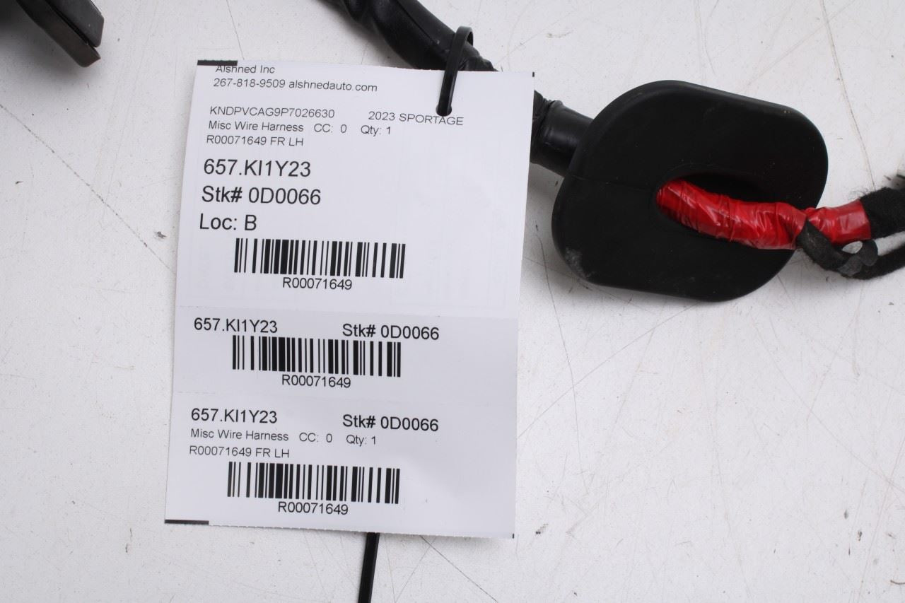 2023 Kia Sportage Hybrid EX Front Left Driver Door Wire Harness 91600-P1690 OEM - Alshned Auto Parts