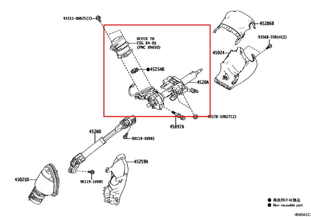 16-22 Toyota Prius Two 1.8L Electric Power Steering Column Assembly 45250-47150 - Alshned Auto Parts