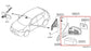 2008-15 Nissan Rogue 2.5L AWD Driver Left Side Rear View Mirror 96302-JM000 OEM1
