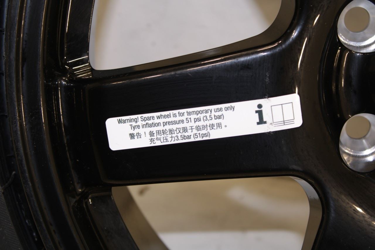 2014-20 Maserati Ghibli S Q4 Spare Wheel Tire Vredestein Space Master 175/55R18 - Alshned Auto Parts