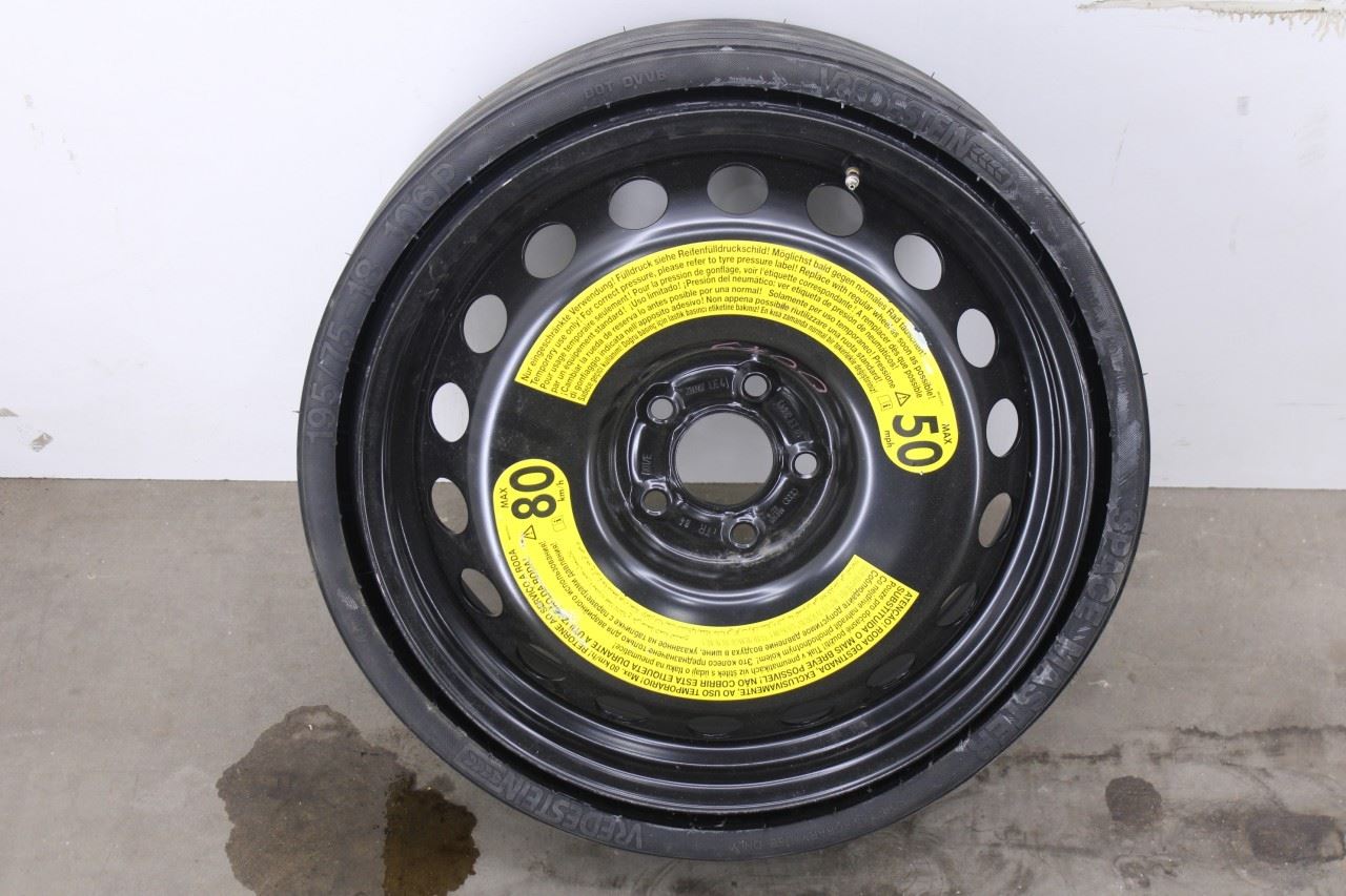 09-17 Audi Q5 Premium Spare Wheel Tire Vredestein Space Master 195/75-18 R18x6J8
