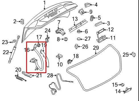 2013-2016 Audi S4 Premium Plus Rear Right and Left Side Trunk Deck Lid Hinge Set - Alshned Auto Parts