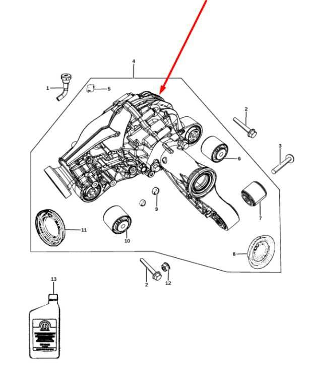 2011-21 Jeep Grand Cherokee Limited 3.6L 4WD Front Differential 3.45 ratio 195mm - Alshned Auto Parts