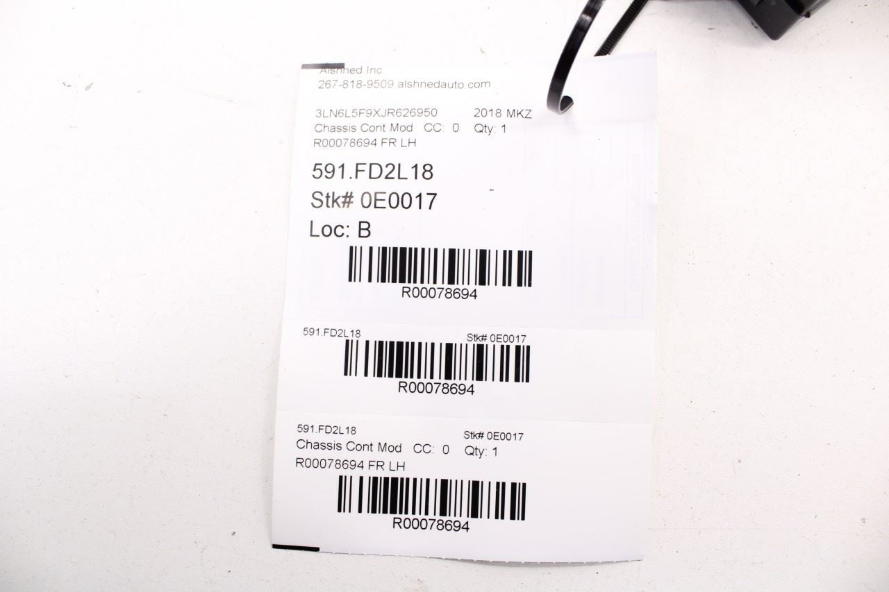 17-19 Lincoln MKZ Reserve Front Left Seat Memory Control Module HU5T-14C708-JF - Alshned Auto Parts