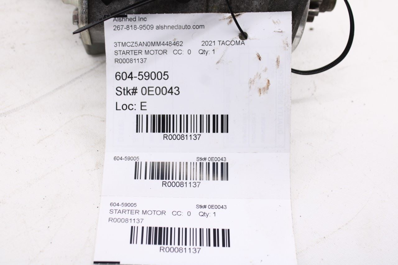 2015-2023 Toyota Tacoma SR5 3.5L Engine Starter Motor 28100-31160 OEM12