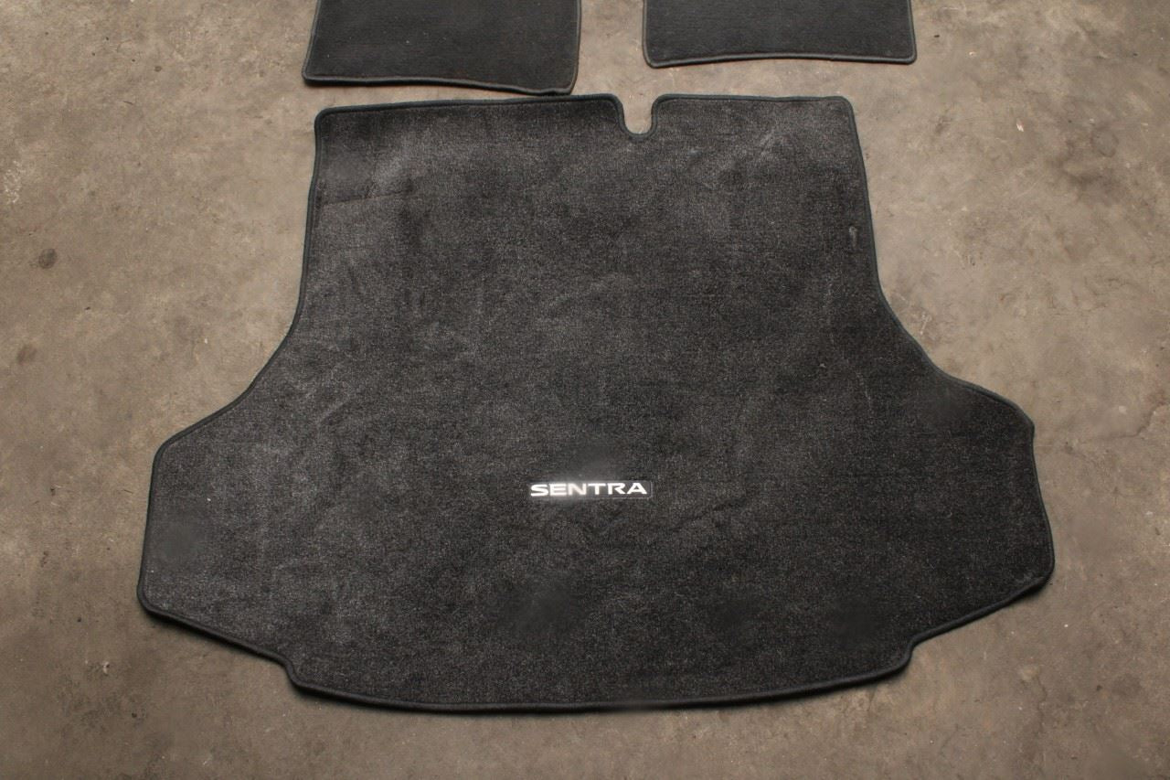2013-19 Nissan Sentra SL Front Rear RH LH and Cargo Trunk Carpet Floor Mats Set - Alshned Auto Parts