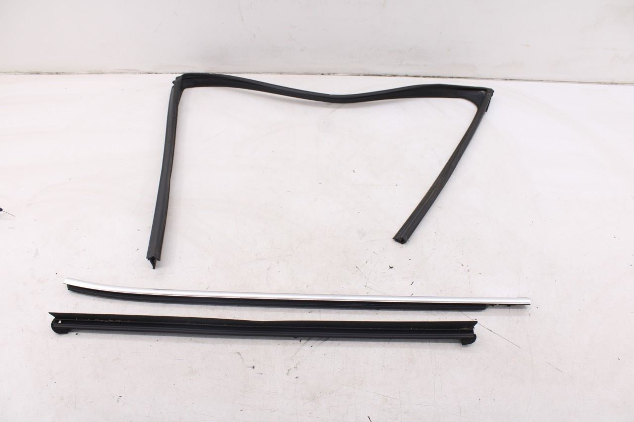 2019-25 Infiniti QX50 Essential Front Left Door Glass Run Channel Trim Belt Set - Alshned Auto Parts