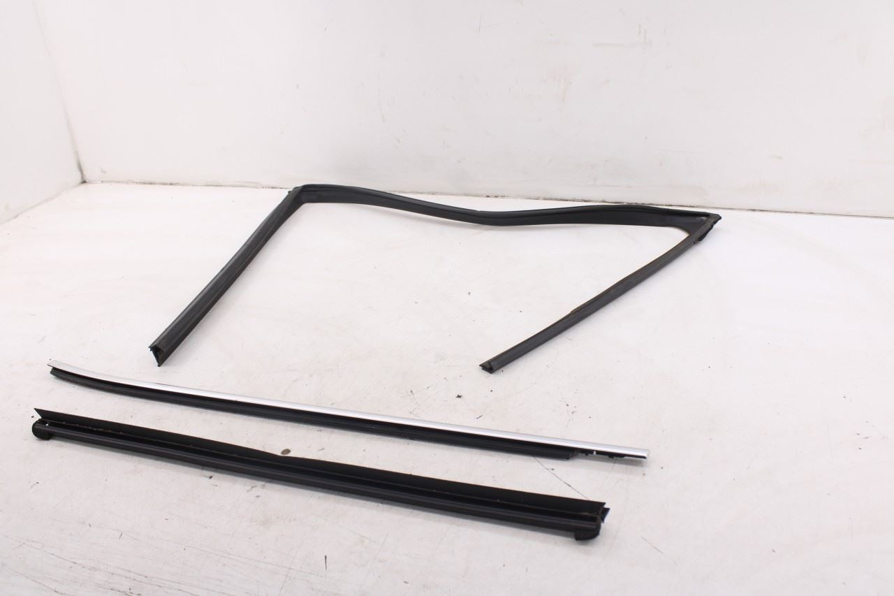 2019-25 Infiniti QX50 Essential Front Left Door Glass Run Channel Trim Belt Set - Alshned Auto Parts