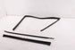 2019-25 Infiniti QX50 Essential Front Left Door Glass Run Channel Trim Belt Set - Alshned Auto Parts
