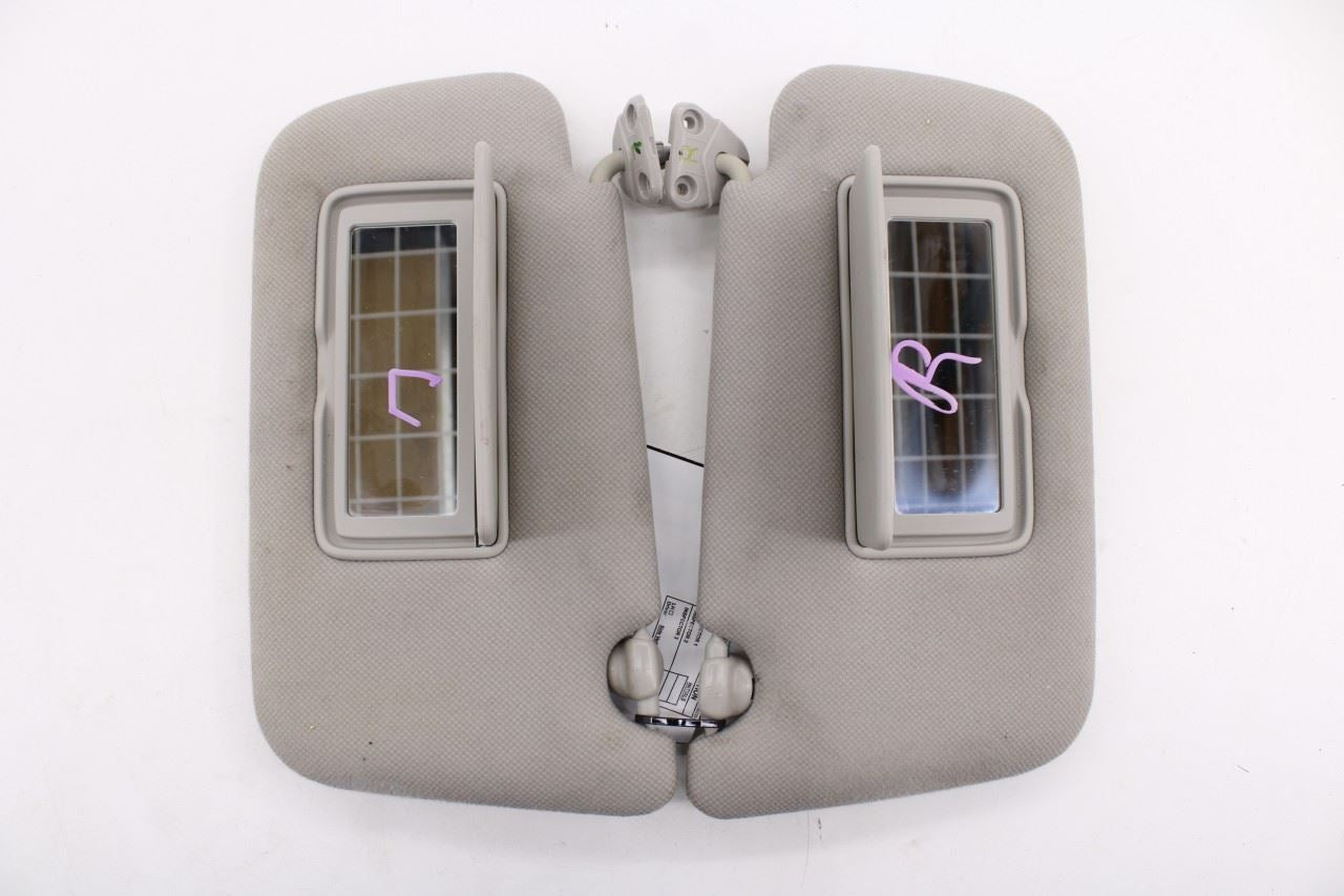 2013-19 Nissan Sentra SV Front Right and Left Side Sun Visor Set Cloth w/ Mirror8