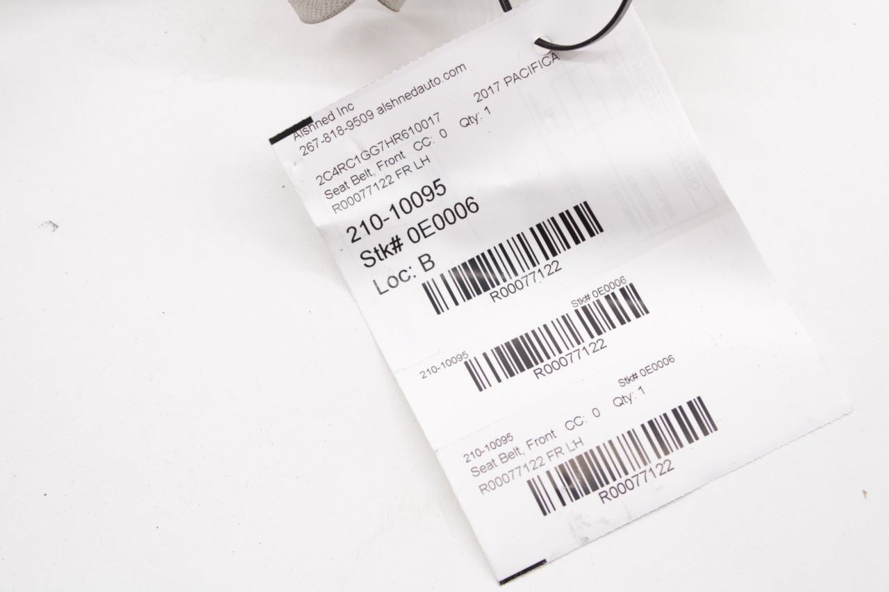 17-21 Chrysler Pacifica Limited 3.6L Front Driver Left Side Seat Belt Retractor - Alshned Auto Parts