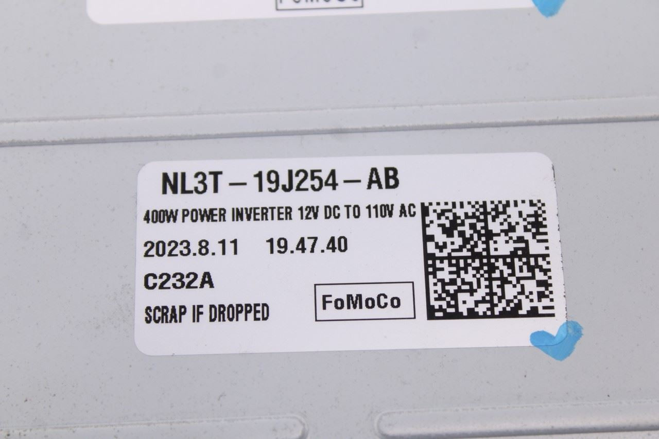 21-26 Ford F150 XLT Supercrew 5L Power Supply Voltage Inverter Converter Module5