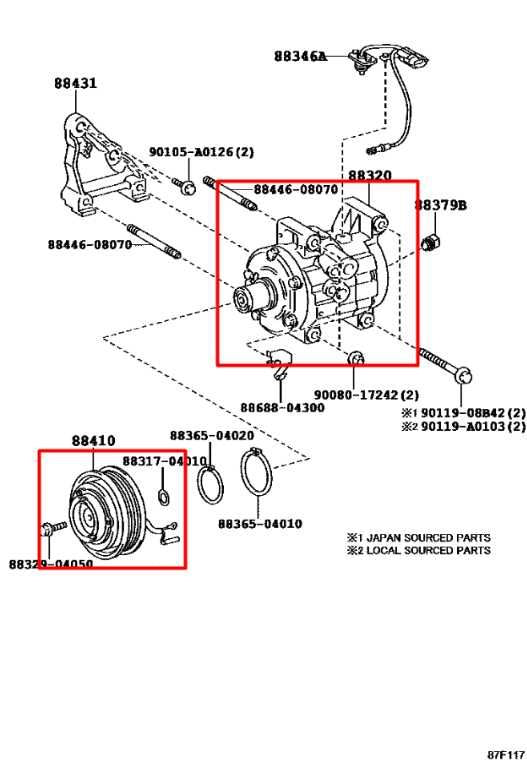 15-23 Toyota Tacoma SR5 Grade 3.5L 4WD HVAC AC Conditioning Compressor w/ Clutch - Alshned Auto Parts