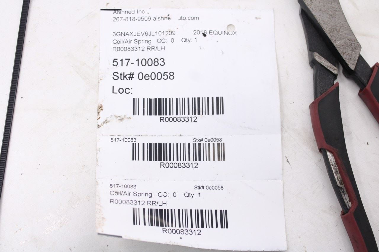 2018-2024 Chevrolet Equinox LT Rear Left Driver Side Coil Spring 23463154 OEM13