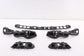 11-14 Porsche Cayenne S Rear Bumper Center and RH LH Side Support Mount Brackets0