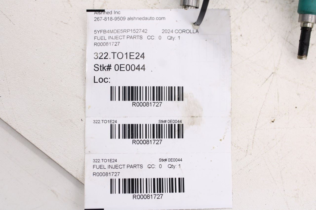 2020-2024 Toyota Corolla LE 2.0L Upper Fuel Rail with Injectors 23814-F2020 OEM11