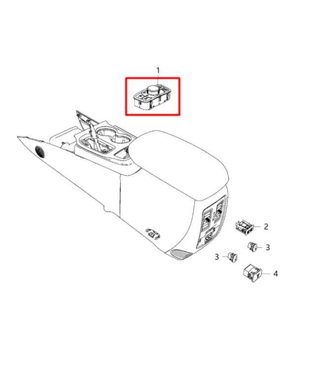 14-22 Jeep Grand Cherokee Summit 4WD Transfer Case Control Switch 68258736AA OEM - Alshned Auto Parts