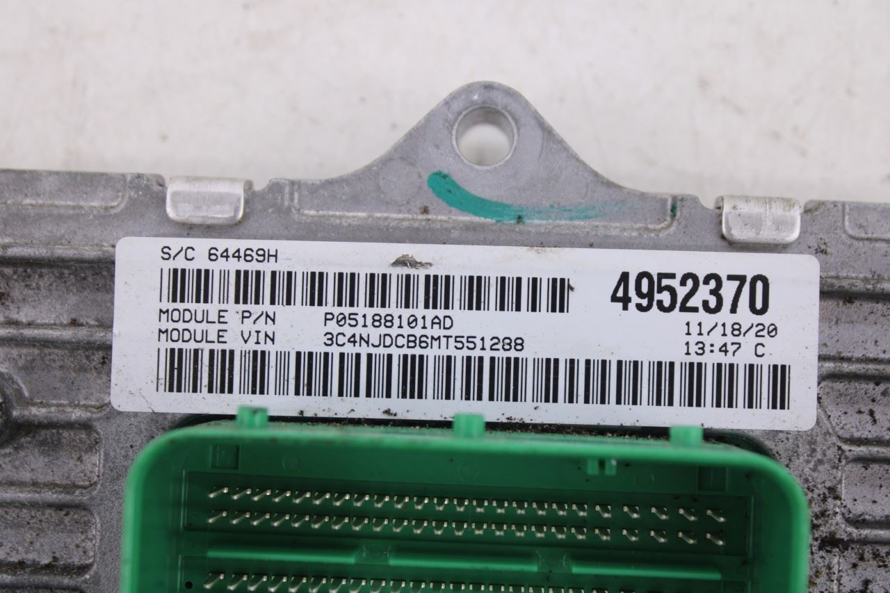 2018-2021 Jeep Compass Limited Engine Computer Control Module ECU ECM 68342095AA - Alshned Auto Parts