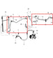 11-14 Jeep Grand Cherokee 3.6L AC Conditioning Suction and Liquid Hose Line Set1