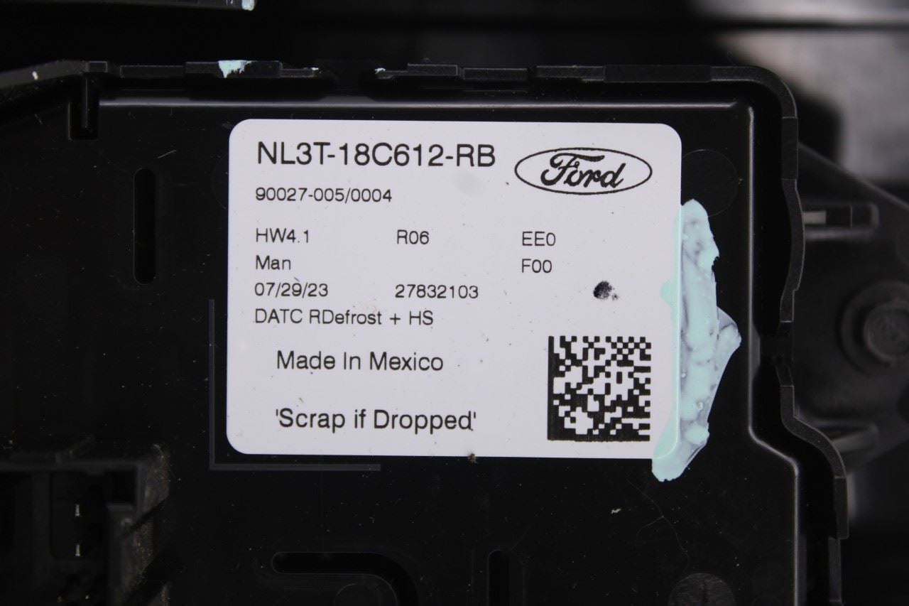 2022-24 Ford F150 XLT SuperCrew RWD Radio AC Heater Temperature Climate Control18