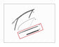 08-14 Mercedes-Benz C350 Sport Front Left Door Window Trim Belt Weatherstrip Set - Alshned Auto Parts