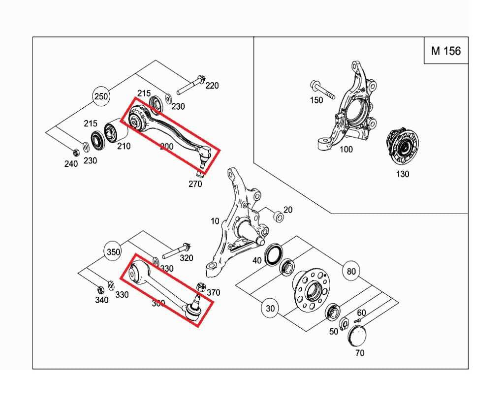 2008-15 Mercedes-Benz C350 Sport RWD Front Right Upper and Lower Control Arm Set - Alshned Auto Parts