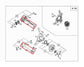 2008-15 Mercedes-Benz C350 Sport RWD Front Right Upper and Lower Control Arm Set - Alshned Auto Parts
