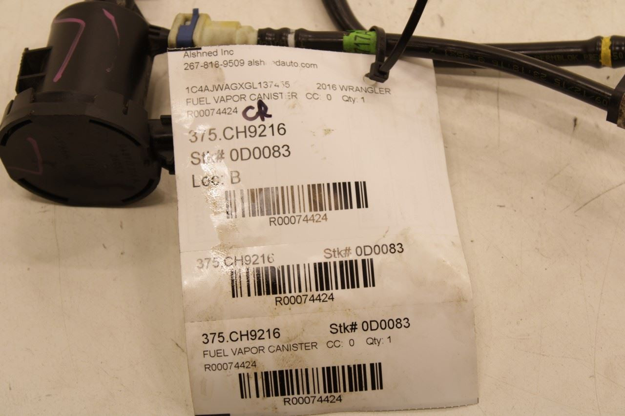 2007-18 Jeep Wrangler Sport 2dr Fuel Emission System Purge Control Valve *ReaD* - Alshned Auto Parts