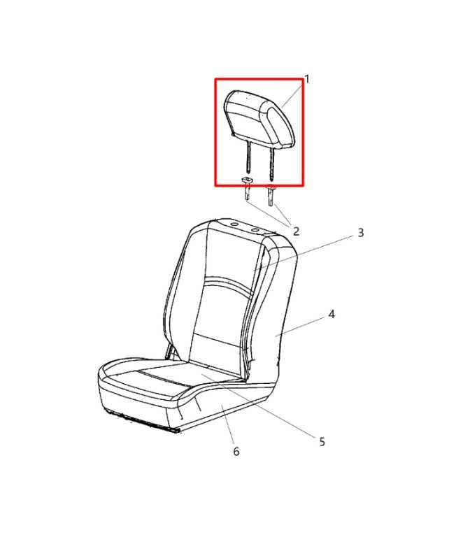 2013-18 Ram 2500 Tradesman Crew Cab Front Right and Left Side Seat Headrest Set - Alshned Auto Parts