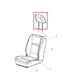 2013-18 Ram 2500 Tradesman Crew Cab Front Right and Left Side Seat Headrest Set - Alshned Auto Parts