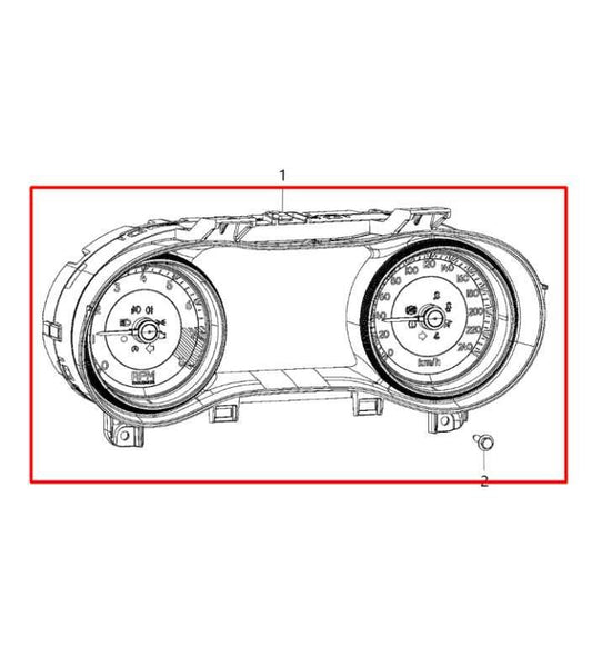 2019 Jeep Cherokee Latitude 4WD Speedometer Gauge Instrument Cluster 71K Mileage - Alshned Auto Parts