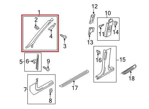 10-16 Audi S4 Front Right and Left Windshield A-Pillar Molding Trim 8K0-867-2331