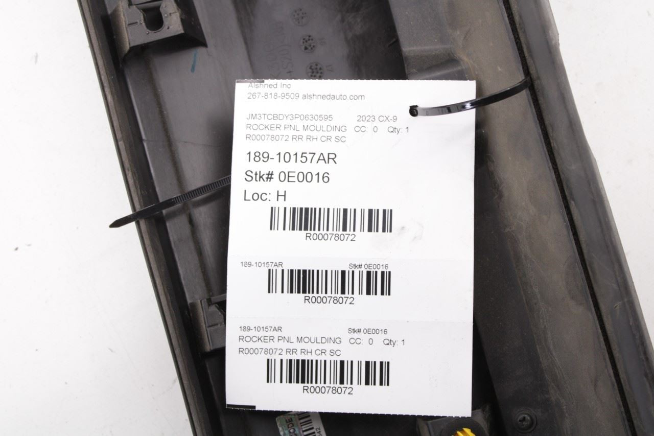 2016-23 Mazda CX-9 Grand Touring Rear Right Door Lower Garnish TK48-51RC1 *ReaD* - Alshned Auto Parts