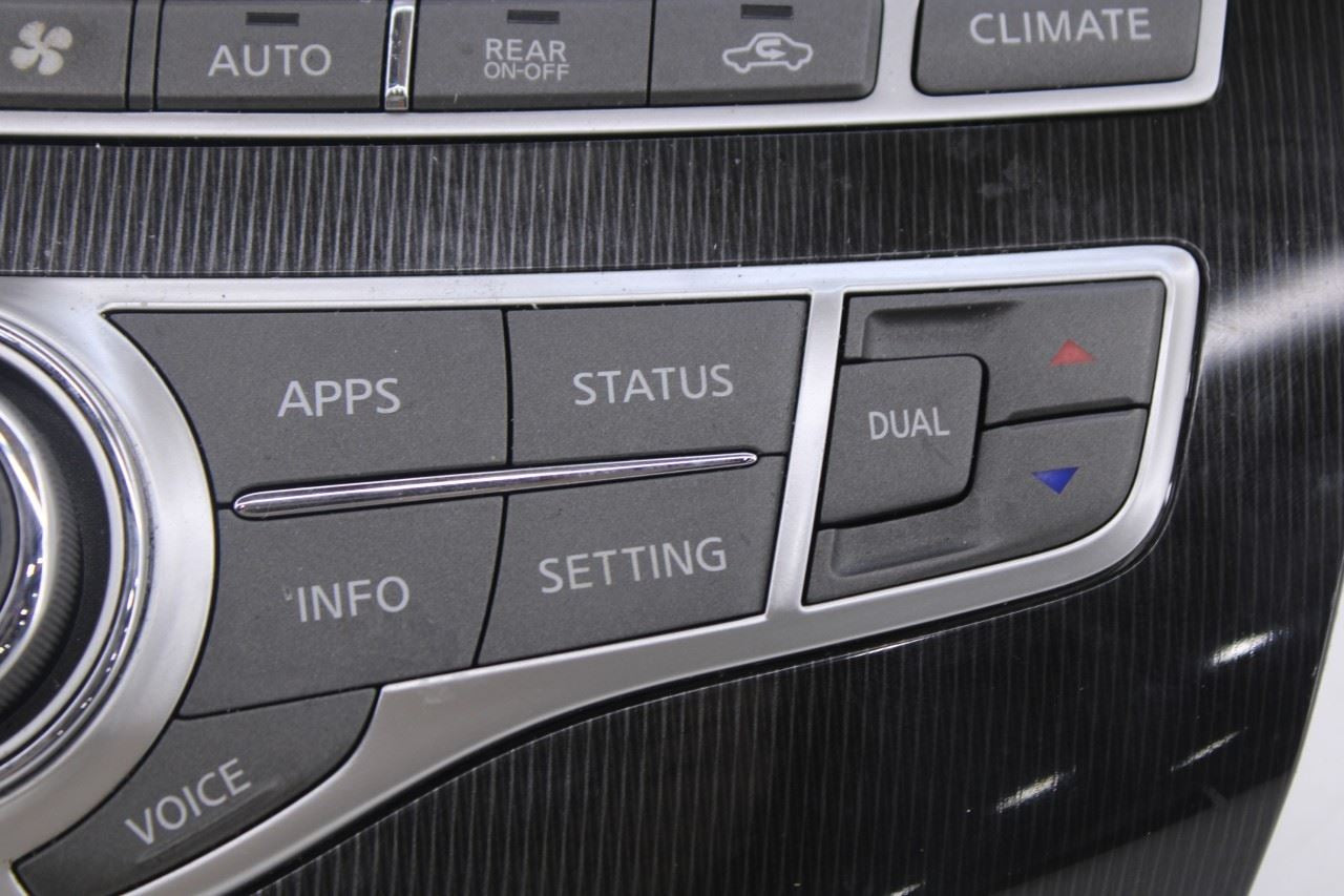 2016-2019 Infiniti QX60 Radio Navigation and Temperature Climate Control Panel6