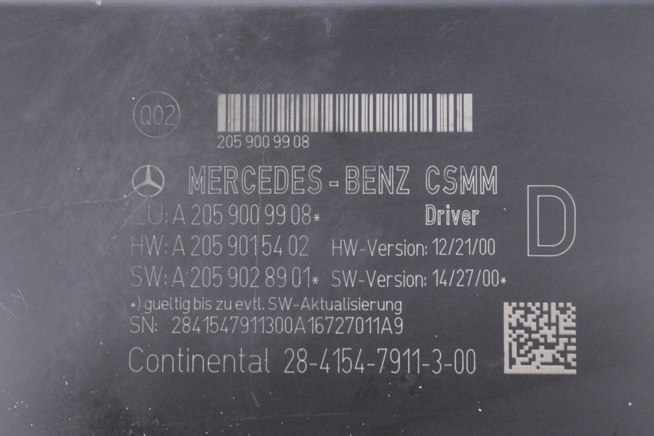 2015-2018 Mercedes-Benz C 300 4Matic Front Left Power Seat Memory Control Module19