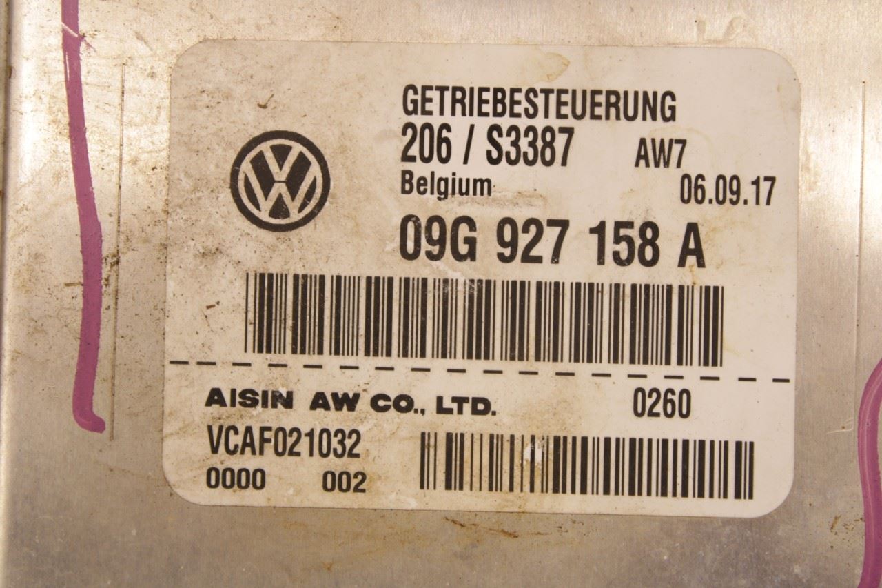 2018-2023 Volkswagen Atlas S 3.6L Transmission Control Module 09G-927-158-A OEM - Alshned Auto Parts