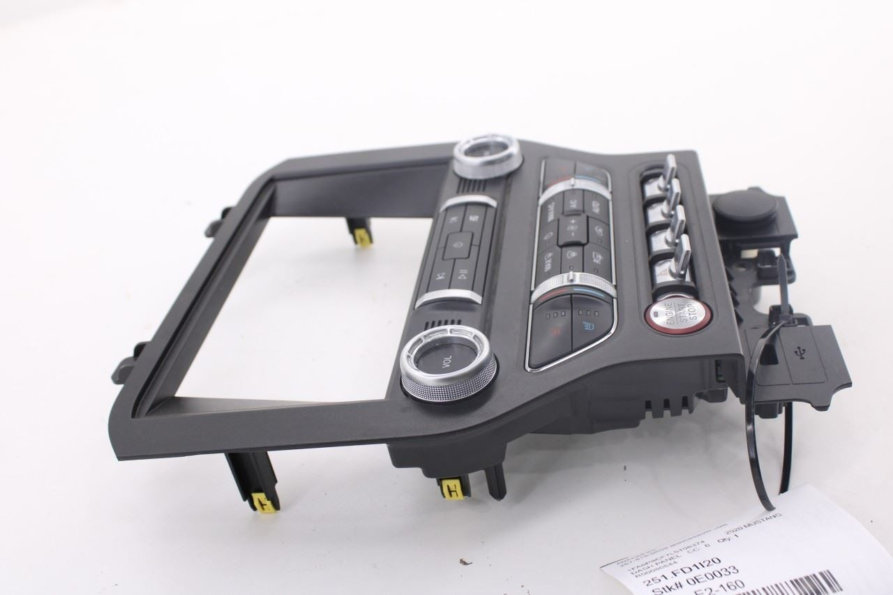 19-23 Ford Mustang GT RWD Radio AC Heater Temperature Climate Control Bezel Trim - Alshned Auto Parts