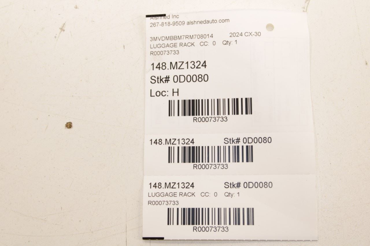 2022-2025 Mazda CX-30 2.5 S Left and Right Roof Luggage Rack Rail DGH9-51-T10A - Alshned Auto Parts