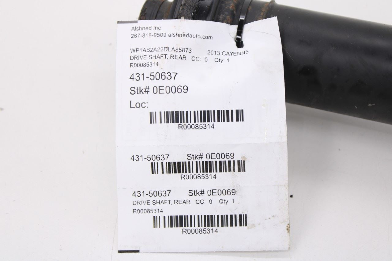 2011-2018 Porsche Cayenne S AWD Rear Drive Shaft Propeller 958521102 OEM10