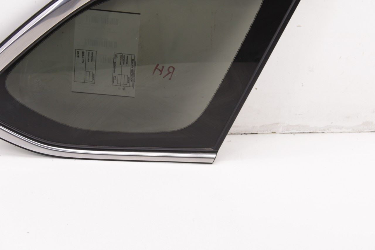 16-2023 Mazda CX-9 Grand Touring Rear Right Passenger Side Quarter Window Glass - Alshned Auto Parts