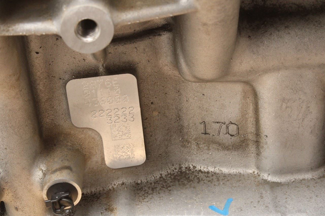 17-25 Chrysler Pacifica 3.6L Gasoline Engine Cylinder Block VIN G 8th digit 93K - Alshned Auto Parts