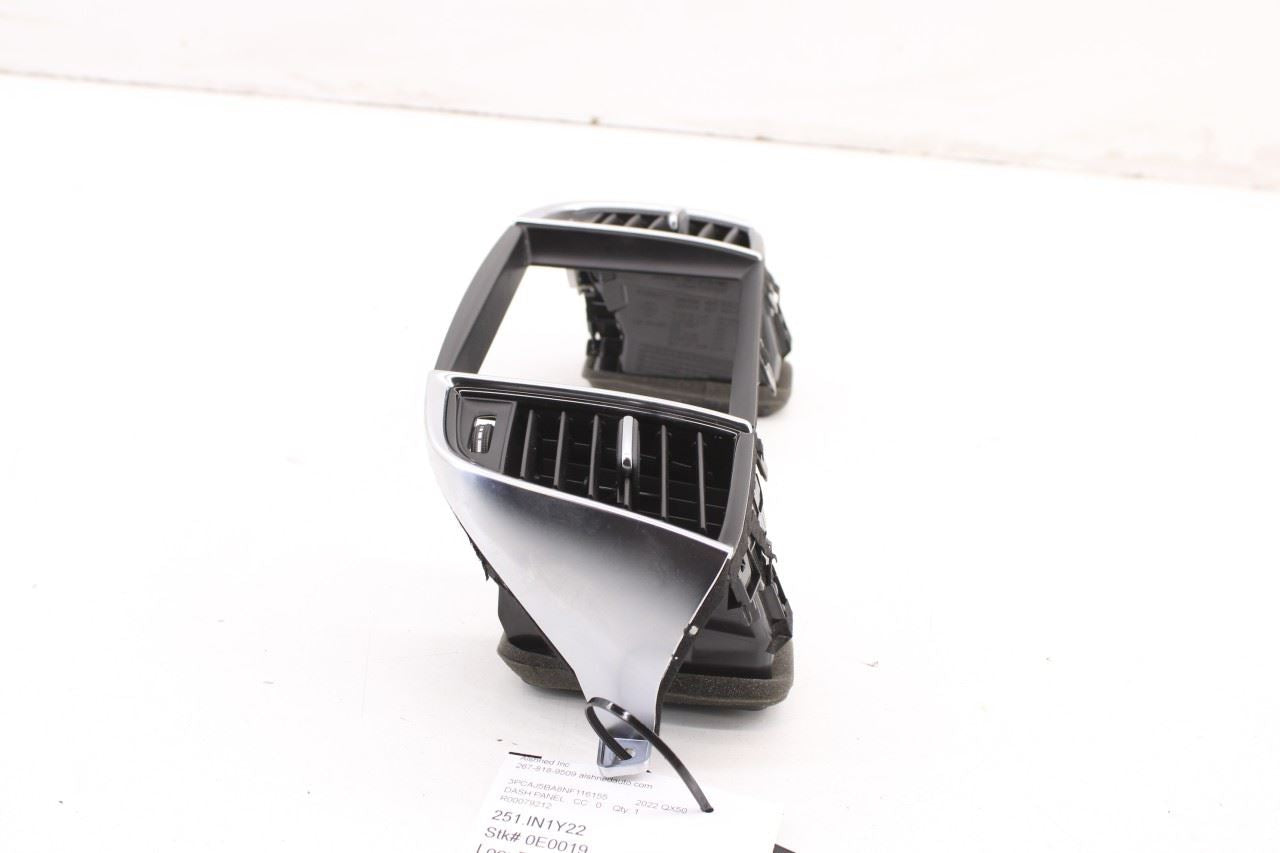 2019-2025 Infiniti QX50 LUXE Dash Center Screen Bezel Trim w/ Air Vents Grilles - Alshned Auto Parts