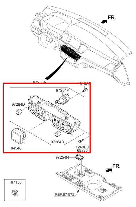 2014-17 Hyundai Genesis G80 AC Heater Temperature Climate Control 97250-B1120-4X - Alshned Auto Parts