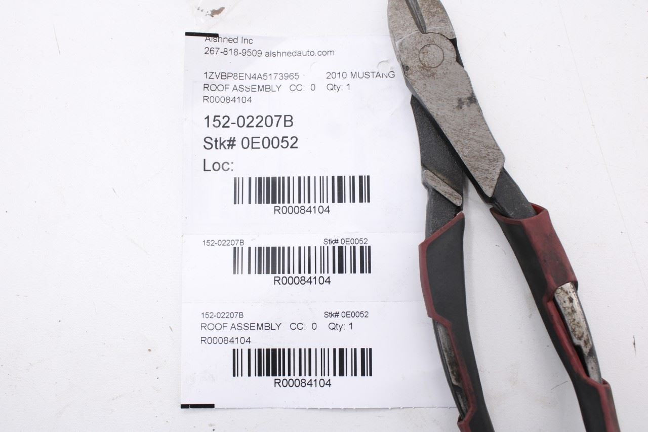 05-14 Ford Mustang Conv V6 Convertible Top Weatherstrip Seal Kit AR3Z-7603110-A - Alshned Auto Parts