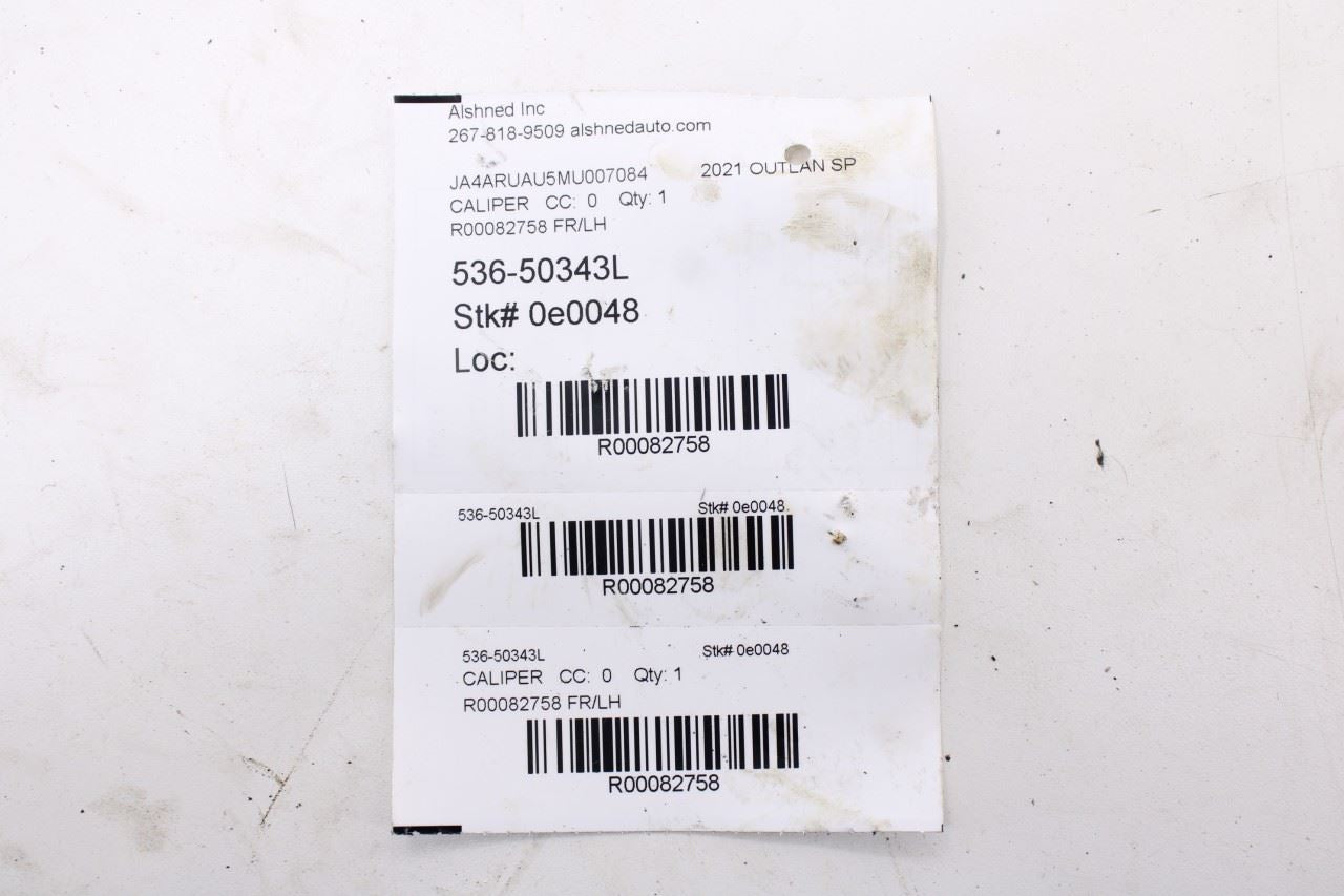 11-25 Mitsubishi Outlander Sport SE 2.0L 4WD Front Left Side Brake Disc Caliper11