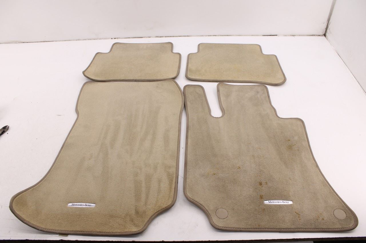 10-16 Mercedes-Benz E350 Luxury Front Rear RH and LH Side Carpet Floor Mats Set0