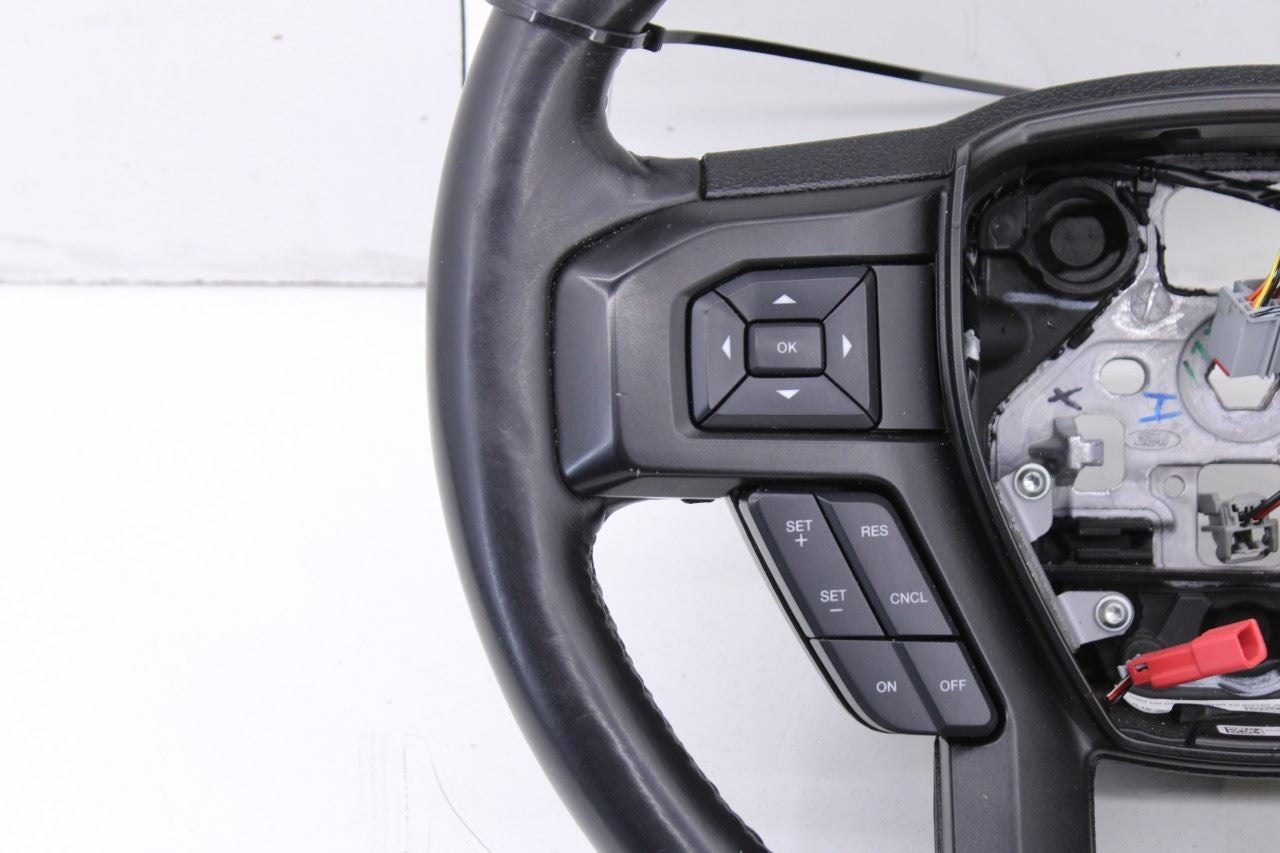 18-20 Ford Expedition Limited 3.5L 4WD Steering Wheel Leather w/ Control Buttons - Alshned Auto Parts