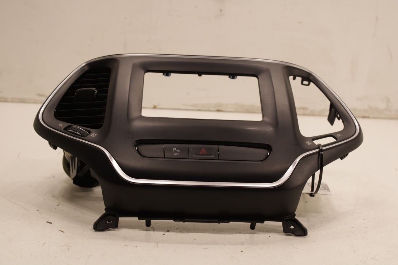 2019-22 Jeep Cherokee Latitude Dash Center Screen Bezel Trim w/ Air Vent Grille - Alshned Auto Parts