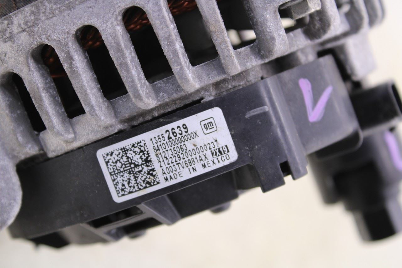 2022-2025 Chevrolet Silverado LT-L 2.7L Engine Alternator Generator 13552639 OEM - Alshned Auto Parts